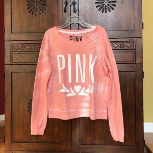 PINK by VS Tie-Dye Sweatshirt, Size S